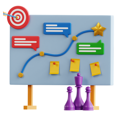 Strategic Planning  3D Icon