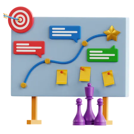 Strategic Planning  3D Icon