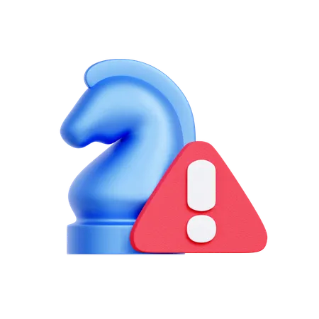 Strategic Risk Chess  3D Icon