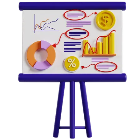 Strategic Startup Planning Visualization  3D Icon