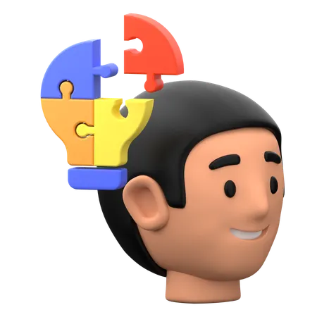 Strategic Thinking  3D Icon