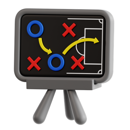 Strategie-Board  3D Icon