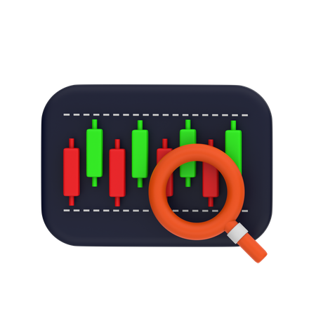 Stratégie de trading  3D Icon