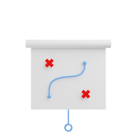 Stratégie d'entreprise  3D Icon