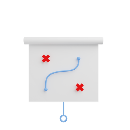 Stratégie d'entreprise  3D Illustration