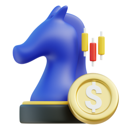 Stratégie d'investissement  3D Icon