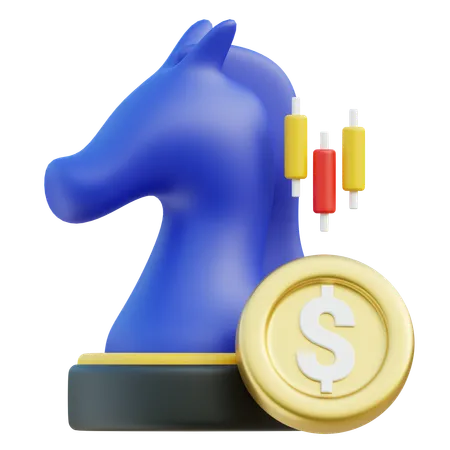 Stratégie d'investissement  3D Icon