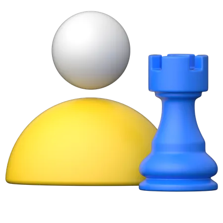 Strategische Entscheidungen  3D Icon