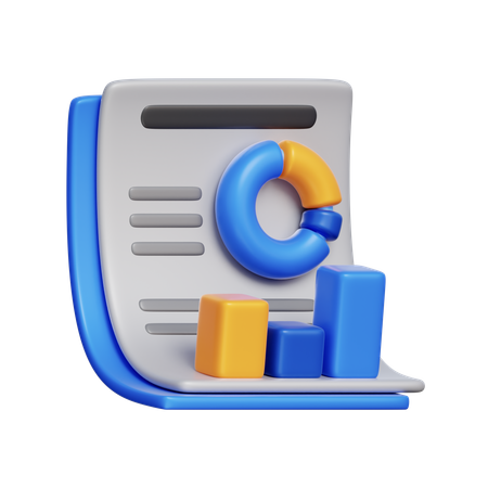 Strategischer Geschäftsbericht  3D Icon