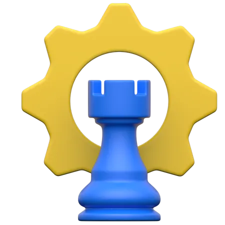 Strategisches Management  3D Icon