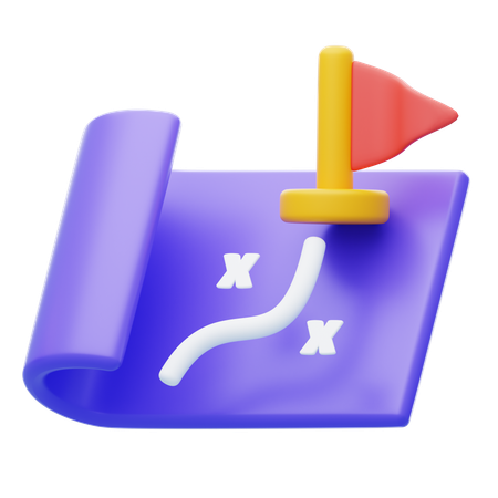Strategy  3D Icon