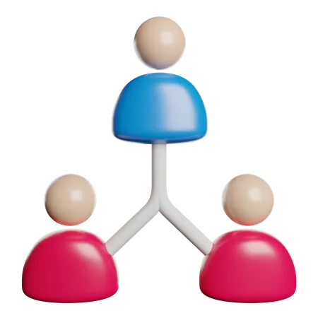 Management Team Strategy 3D Icon