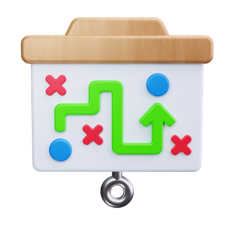 Strategy  3D Icon