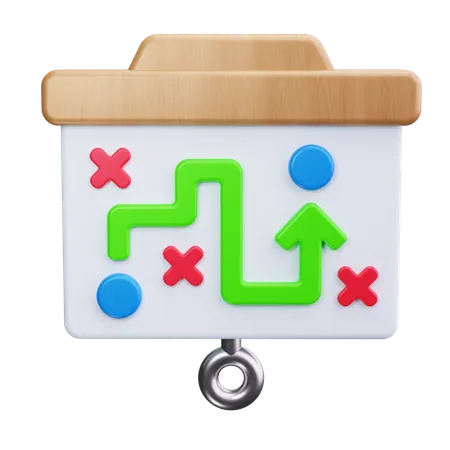 Strategy  3D Icon