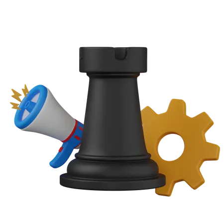 Strategy  3D Icon