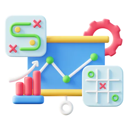 Strategy  3D Icon