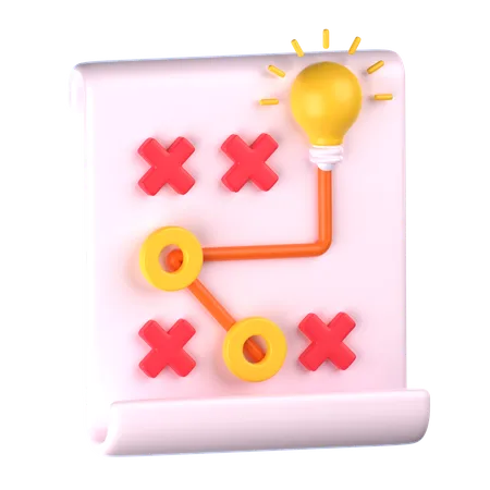 Strategy  3D Icon