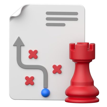 Strategy  3D Icon