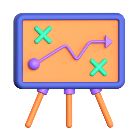 Strategy  3D Icon