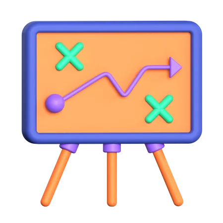 Strategy  3D Icon