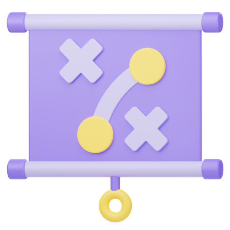 Strategy  3D Icon