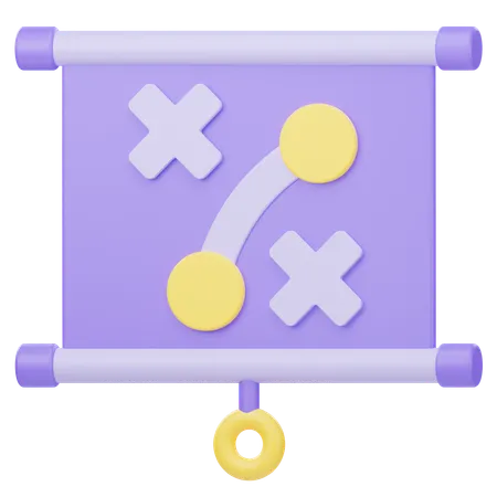 Strategy  3D Icon