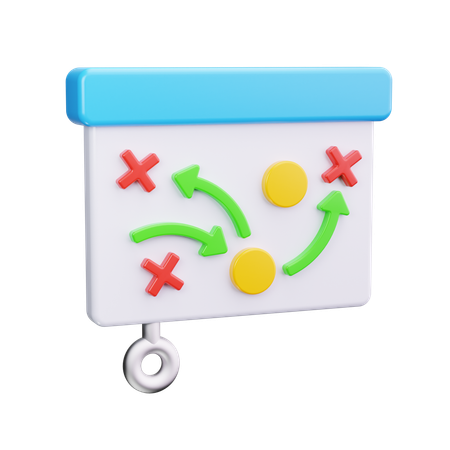 Strategy  3D Icon