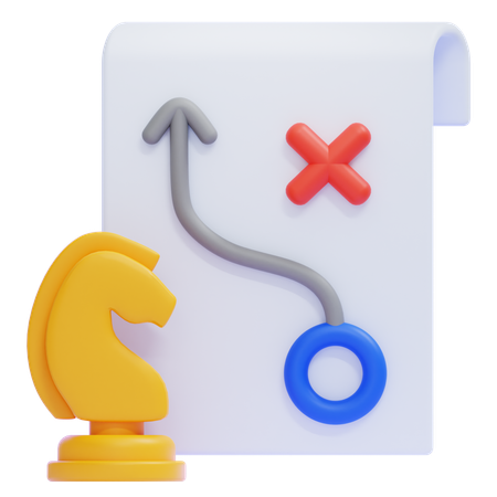 Strategy  3D Icon
