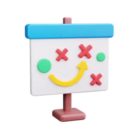 Strategy Board  3D Icon