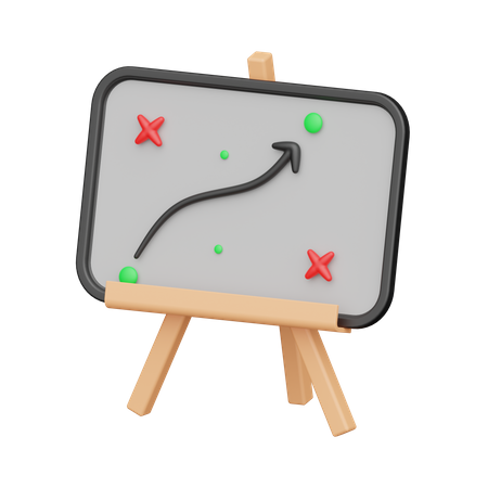 Strategy Board  3D Icon