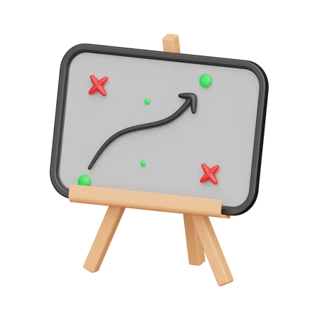 Strategy Board  3D Icon