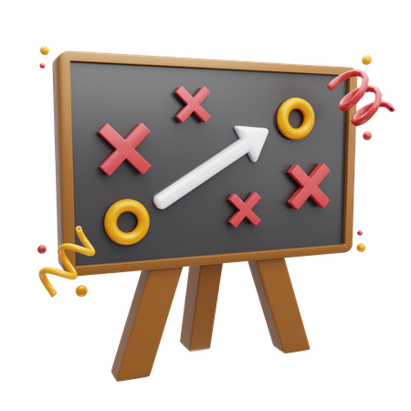 Strategy Board  3D Icon