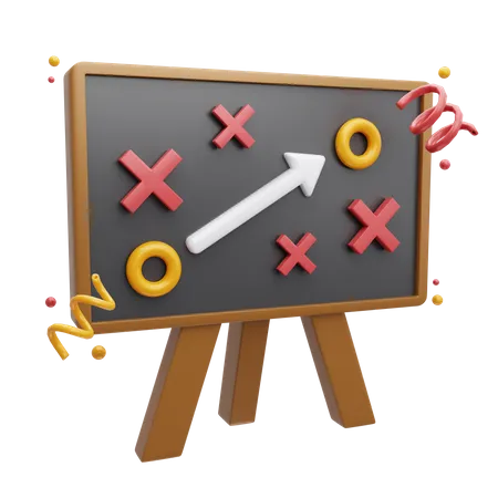 Strategy Board  3D Icon