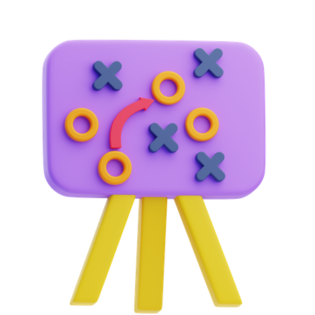 Strategy Board  3D Icon