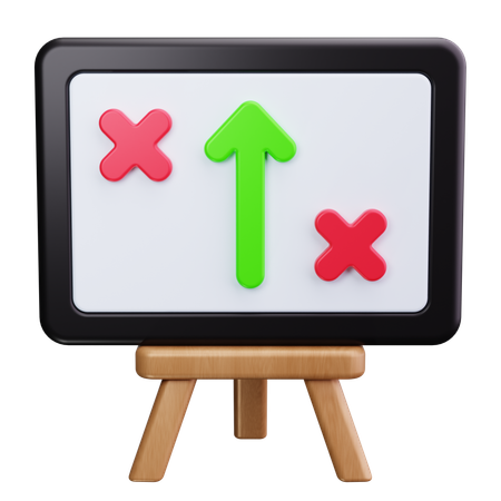 Strategy Board  3D Icon