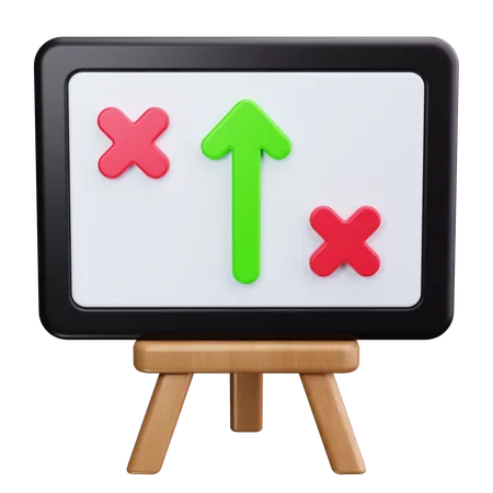 Strategy Board  3D Icon