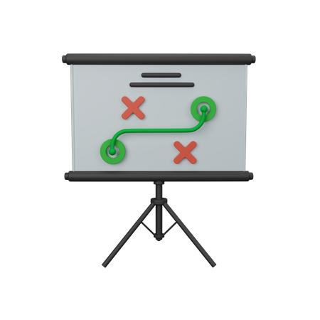 Strategy Board  3D Icon
