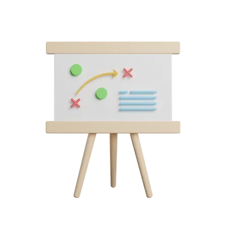 Strategy Planning Business 3D Icon
