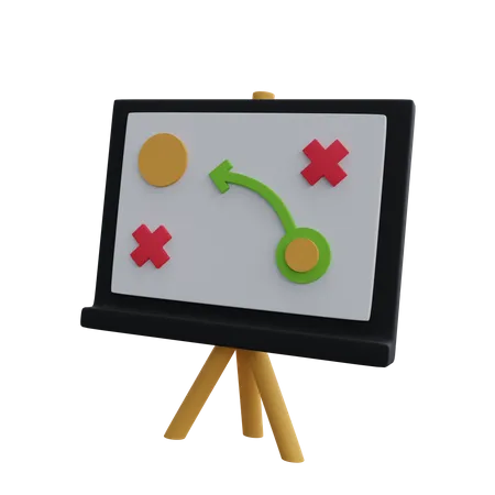 Strategy Board  3D Icon