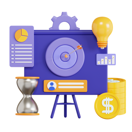 Strategy Business Planning  3D Icon