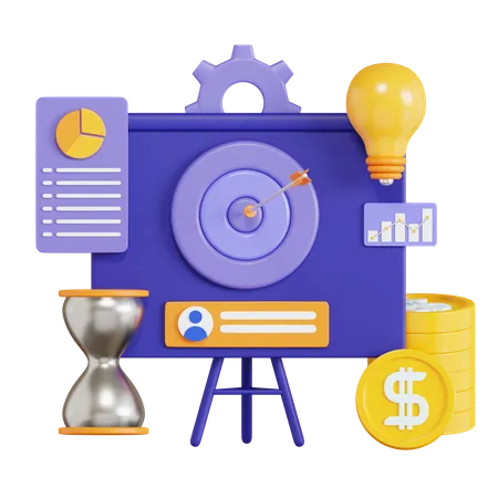 Strategy Business Planning  3D Icon