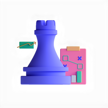 Strategy Chart 3D Icon
