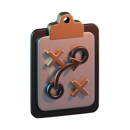 Strategy Clipboard  3D Icon