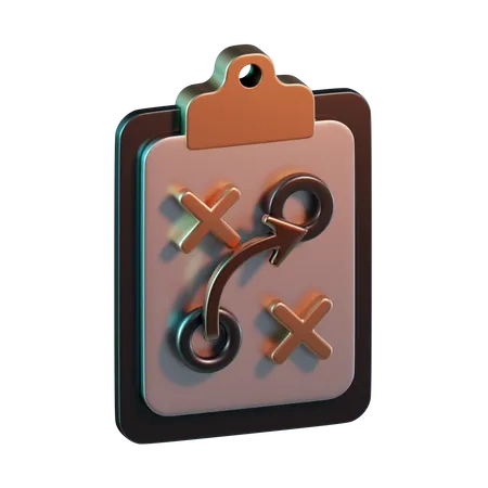 Strategy Clipboard  3D Icon