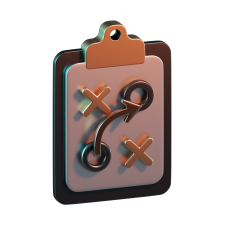 Strategy Clipboard  3D Icon