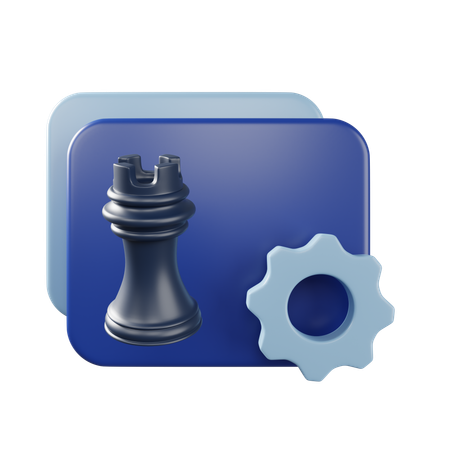 Strategy Framework  3D Icon