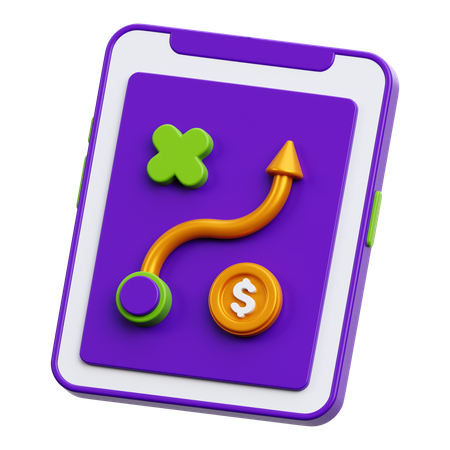 Strategy Investment  3D Icon