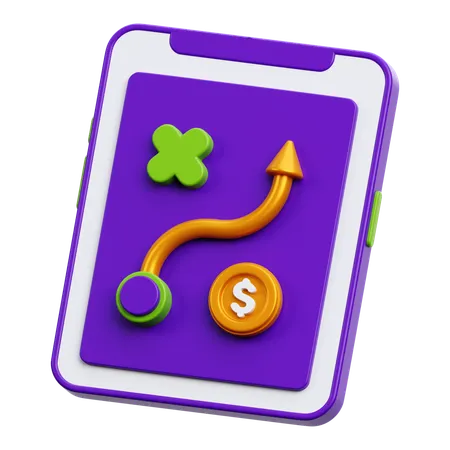 Strategy Investment  3D Icon