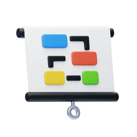 Strategy Plan  3D Icon