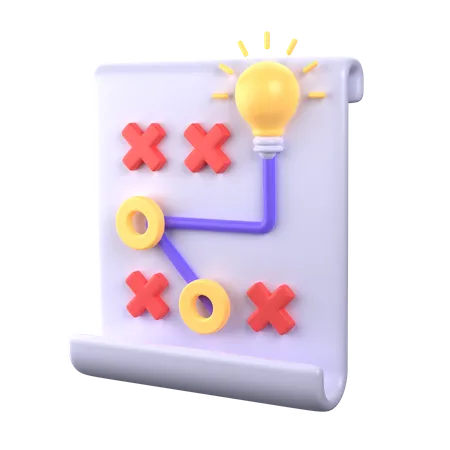 Strategy 3 D Illustration 3D Icon